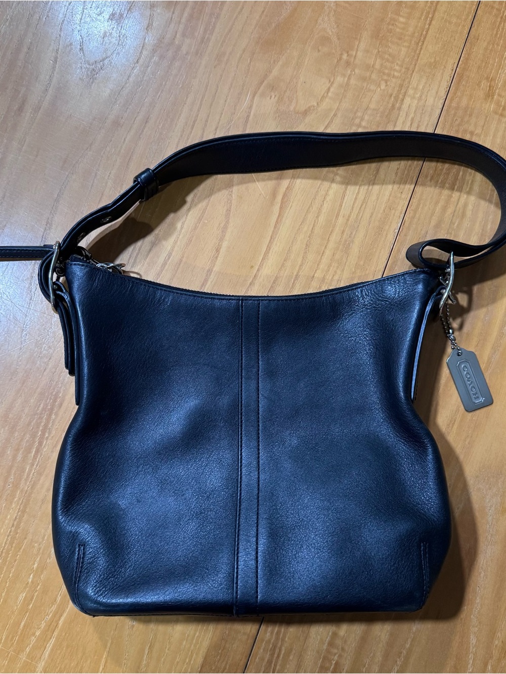 Vintage COACH Legacy Slim Hobo Shoulder Bag Crossbody Black Leather G04D-9326